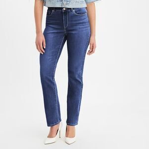 Levi's woman 29 29 514TM classic straight leg blue denim jean Y2K